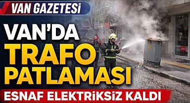 Van'da Trafo Yangını Paniğe Neden Oldu