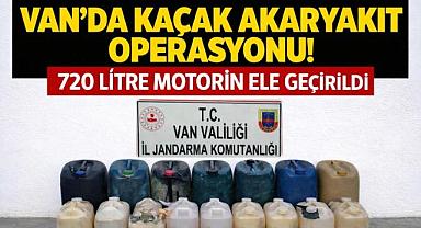 Van'da 720 Litre Motorin Ele Geçirildi