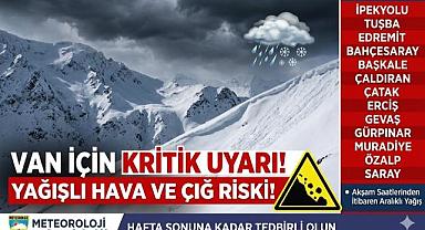 Van İçin Kritik Uyarı