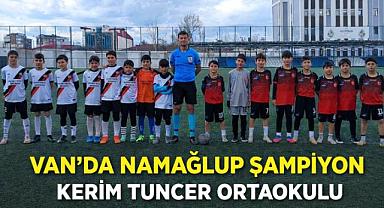 Van'ın Şampiyonu Kerim Tuncer Ortaokulu