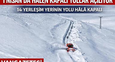 Van’da 14 Yerleşim Yerinin Yolu Kapandı
