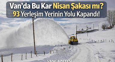 Van'da bu kar nisan şakasımı