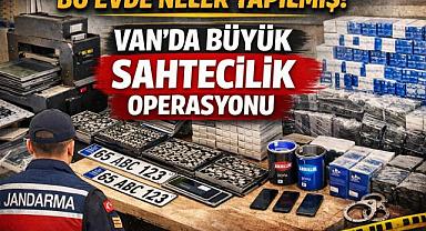  Van’da Büyük Sahtecilik Operasyonu