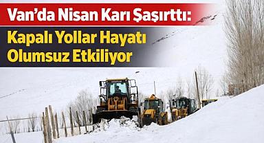 Van’da Nisan Karı Şaşırttı