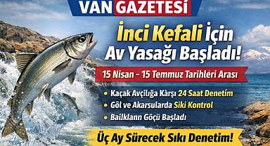 Van Gölü’nde Av Yasağı Başladı