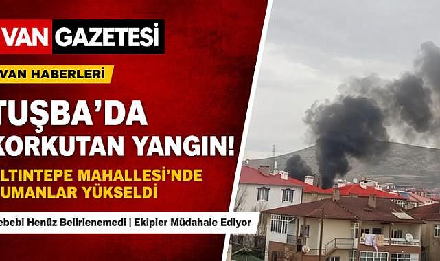 Van Tuşba’da Korkutan Yangın