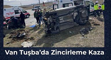 Van Tuşba'da Zincirleme Kaza