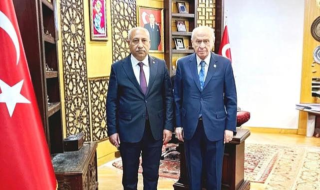 Başkan Güngöralp, MHP Lideri Bahçeli’yi makamında ziyaret etti