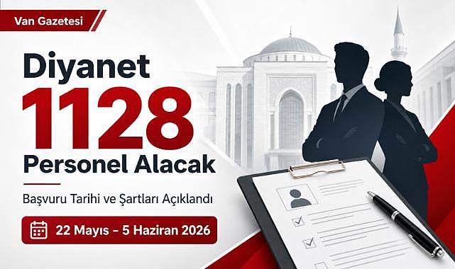 Diyanet 1128 Personel alacak