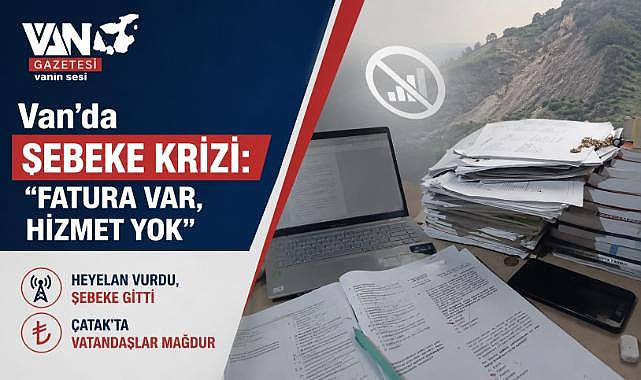 Heyelan Vurdu, Şebeke Gitti: Çatak'ta Vatandaşlar Mağdur