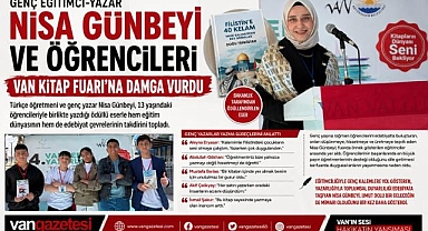Nisa Günbeyi ve Öğrencileri Van Kitap Fuarı'na Damga Vurdu