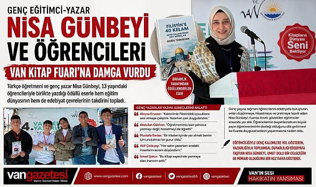 Nisa Günbeyi ve Öğrencileri Van Kitap Fuarı'na Damga Vurdu