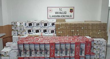 Van'da 315 Milyon TL'lik Kaçak Eşya Ele Geçirildi