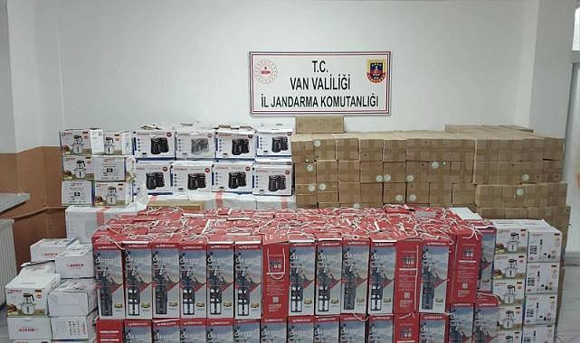 Van'da 315 Milyon TL'lik Kaçak Eşya Ele Geçirildi