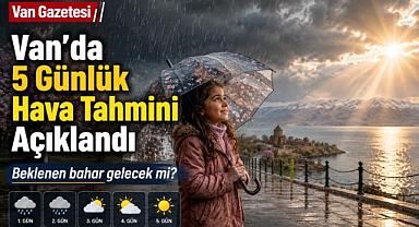 Van’da 5 Günlük Hava Tahmini Açıklandı