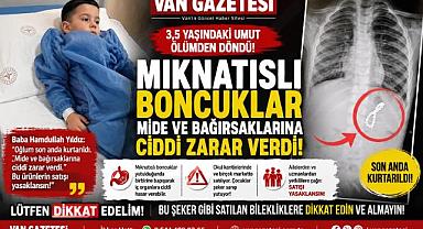 Van'da Küçük Umut Ölümden Döndü