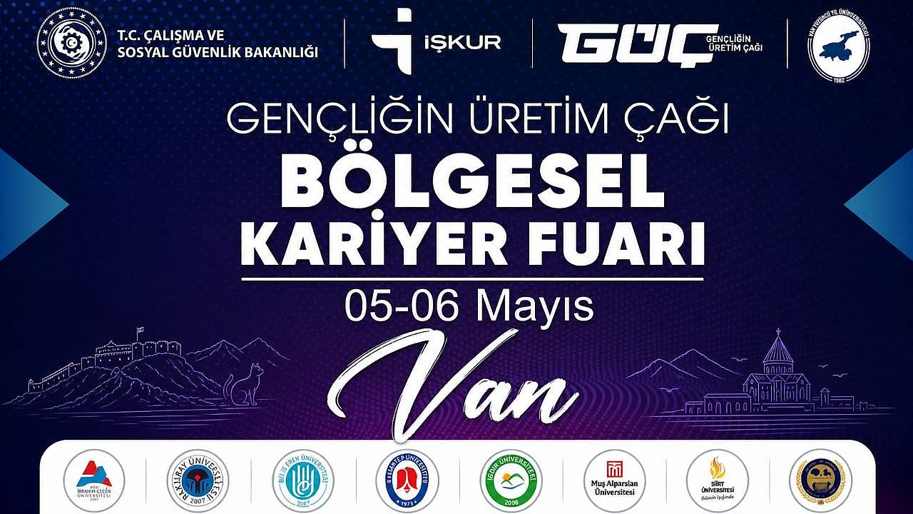 Van’da Bölgesel Kariyer Fuarı Başlıyor