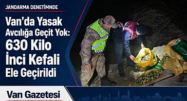 Van’da Kaçak İnci Kefali Avına 16 Bin TL Ceza