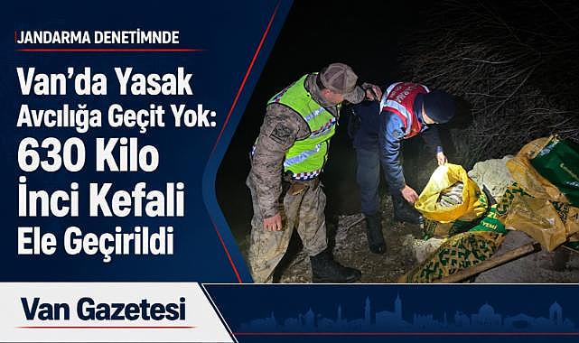 Van’da Kaçak İnci Kefali Avına 16 Bin TL Ceza