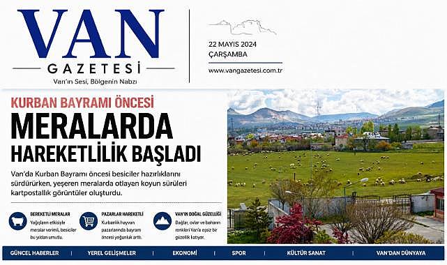 Van'da Meralarda Bayram Hareketliliği Başladı
