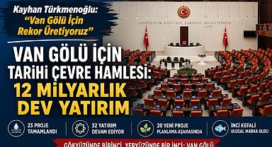 Van Gölü İçin Tarihi Çevre Hamlesi: 12 Milyarlık Dev Yatırım