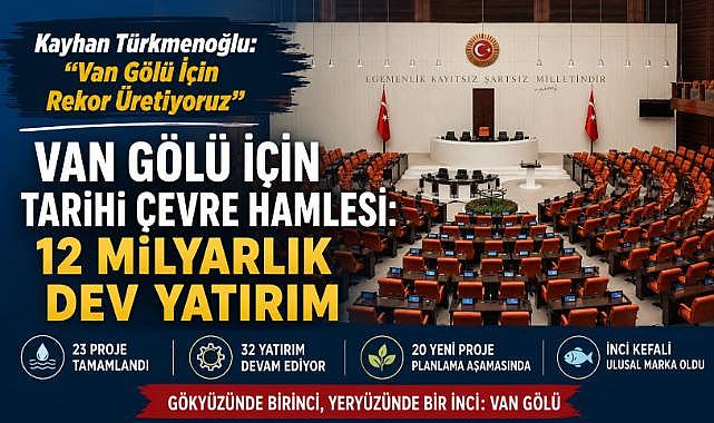 Van Gölü İçin Tarihi Çevre Hamlesi: 12 Milyarlık Dev Yatırım