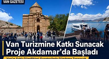 Van Turizmine Katkı Sunacak Proje Akdamar'da Başladı