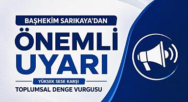 Başhekimi Doç. Dr. Remzi Sarıkaya’dan Dikkat çeken uyarı