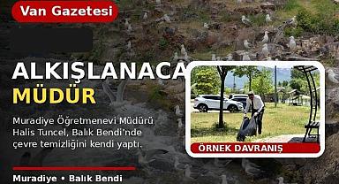 Muradiye Balık Bendi'nde Alkışlanacak Davranış