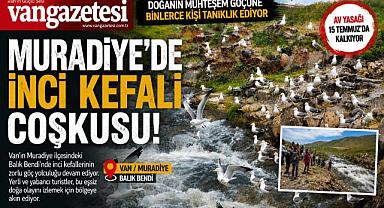 Muradiye Balık Bendi'nde İnci Kefali Coşkusu: