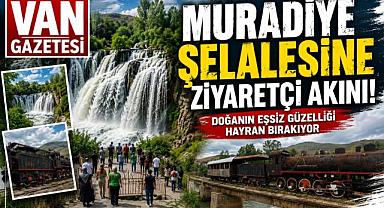 Muradiye Şelalesi Yaz Sezonunda Ziyaretçi Akınına Uğradı
