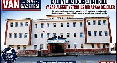 Salih Yıldız İlköğretim Okulu'nda Yazar-Öğrenci Buluşması
