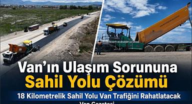 Van Sahil Yolu Projesinde Son Etap Heyecanı