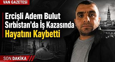 Vanlı İşçi  İş Kazasında Hayatını Kaybetti