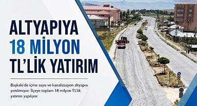 Altyapıya 18 Milyon TL'lik Yatırım