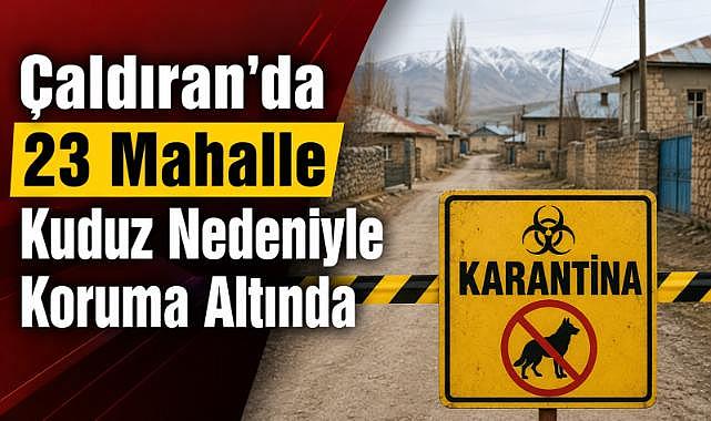 Çaldıran'da Kuduz Önlemi