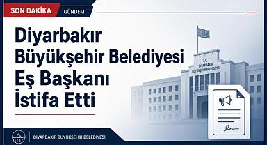 Diyarbakır Büyükşehir Belediyesi Eş Başkanı İstifa Etti