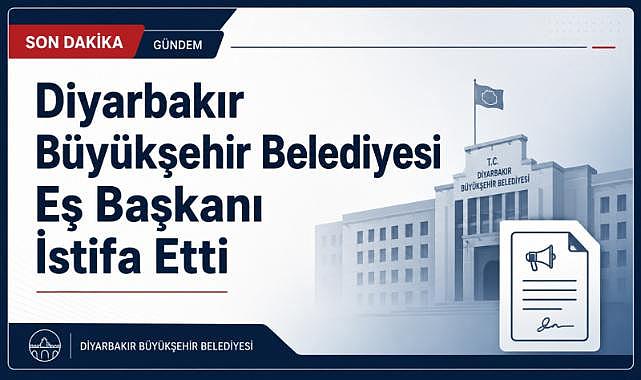 Diyarbakır Büyükşehir Belediyesi Eş Başkanı İstifa Etti