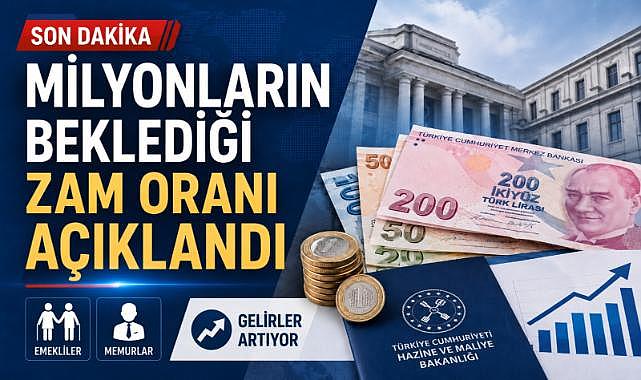 Milyonların Beklediği Zam Oranı Açıklandı