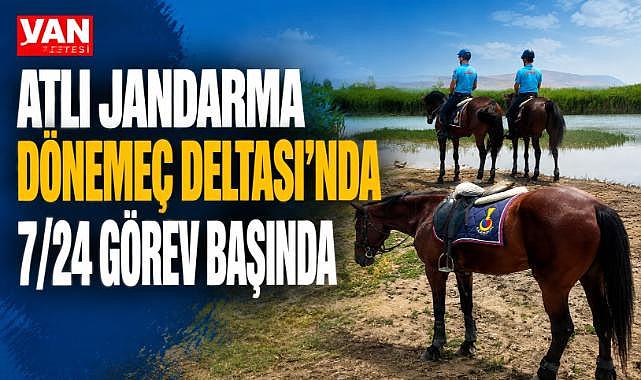 Van'da Hassas Doğa Alanına 7/24 Atlı Jandarma Denetimi