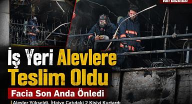 Van'da Korkutan Yangın