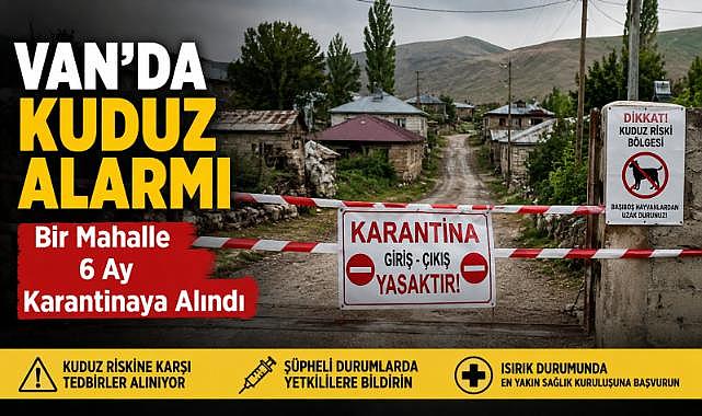 Van'da Kuduz Alarmı bir Mahalle Karantinaya Alındı