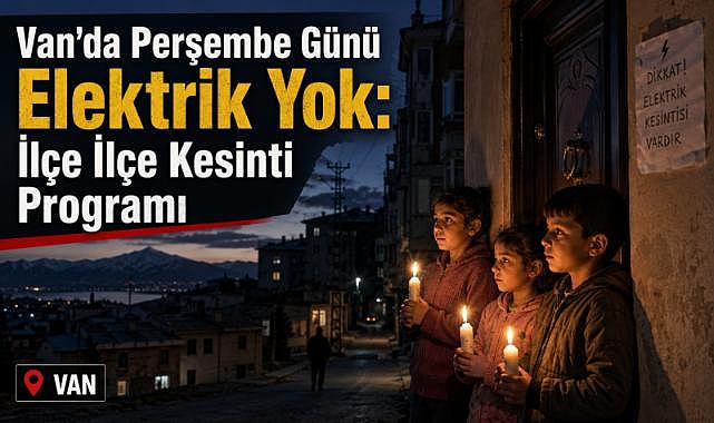 Van’da Perşembe Günü Elektrik Yok