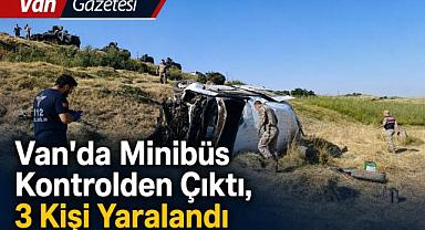 Van-Erciş Yolunda Korkutan Kaza
