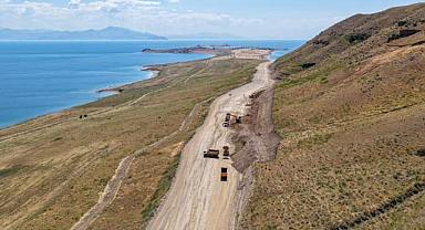 Van Gölü Sahil Yolu Projesi'nde Yeni Etap İlerliyor