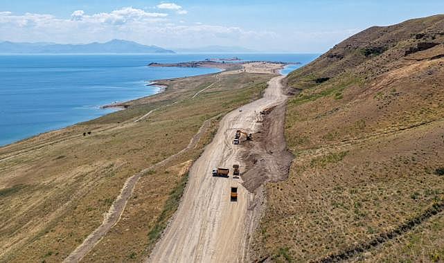 Van Gölü Sahil Yolu Projesi'nde Yeni Etap İlerliyor