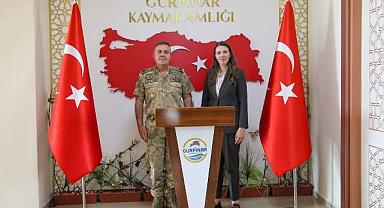 Van İl Jandarma Komutanı Avkıran’dan Kaymakam Keser’e Hayırlı Olsun Ziyareti
