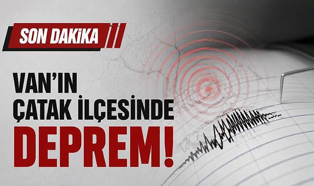 Van’ın Çatak İlçesinde 3.6 Büyüklüğünde Deprem