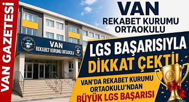 Van Rekabet Kurumu Ortaokulu LGS Başarısıyla Dikkat Çekti