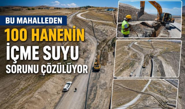 Beyüzümü'nde yaklaşık 100 haneye içme suyu desteği